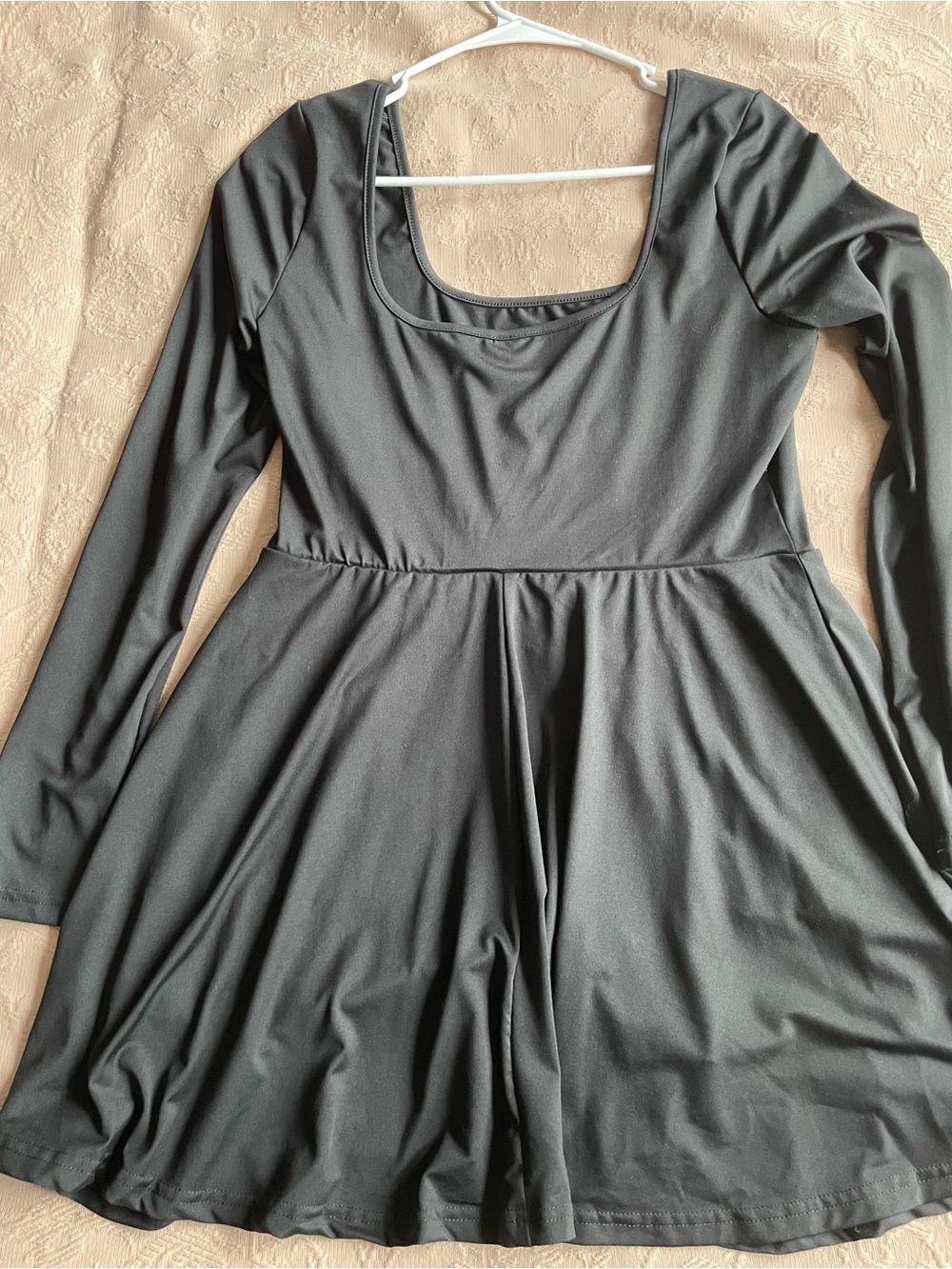 Black skater Dress w/shorts NWOT